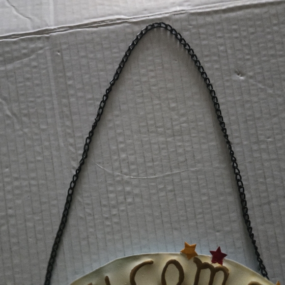 Vintage SCR Unique Metal Welcome Sign Made In China - Picture 6 of 9